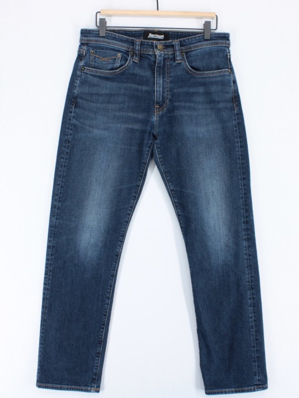 Revtown Automatic Jeans Mens 31x30 Blue Decade Denim Relaxed Fit Straight Leg